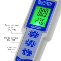 Pen Type Waterproof pH meter EC meter Temperature Drinking Water  swining pool ph tester