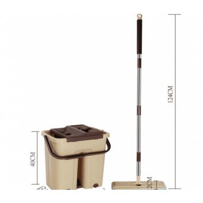 Clean Flat Mop with Bucket and Refil+2 refil