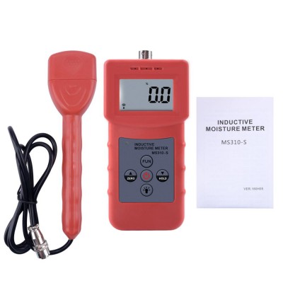 MS310-S Portable Wood Timber Paper Bamboo  Concrete Textile Digital Inductive Moisture Tester