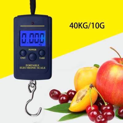 40kg 10g Electronic Scale Hanging Fishing Scale Pocket Weight Hook Scale