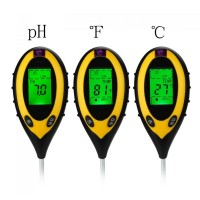 handy 4-in1 PROFESSIONAL LCD TEMPERATURE MOISTURE SUNLIGHT PH GARDEN SOIL TESTER METER