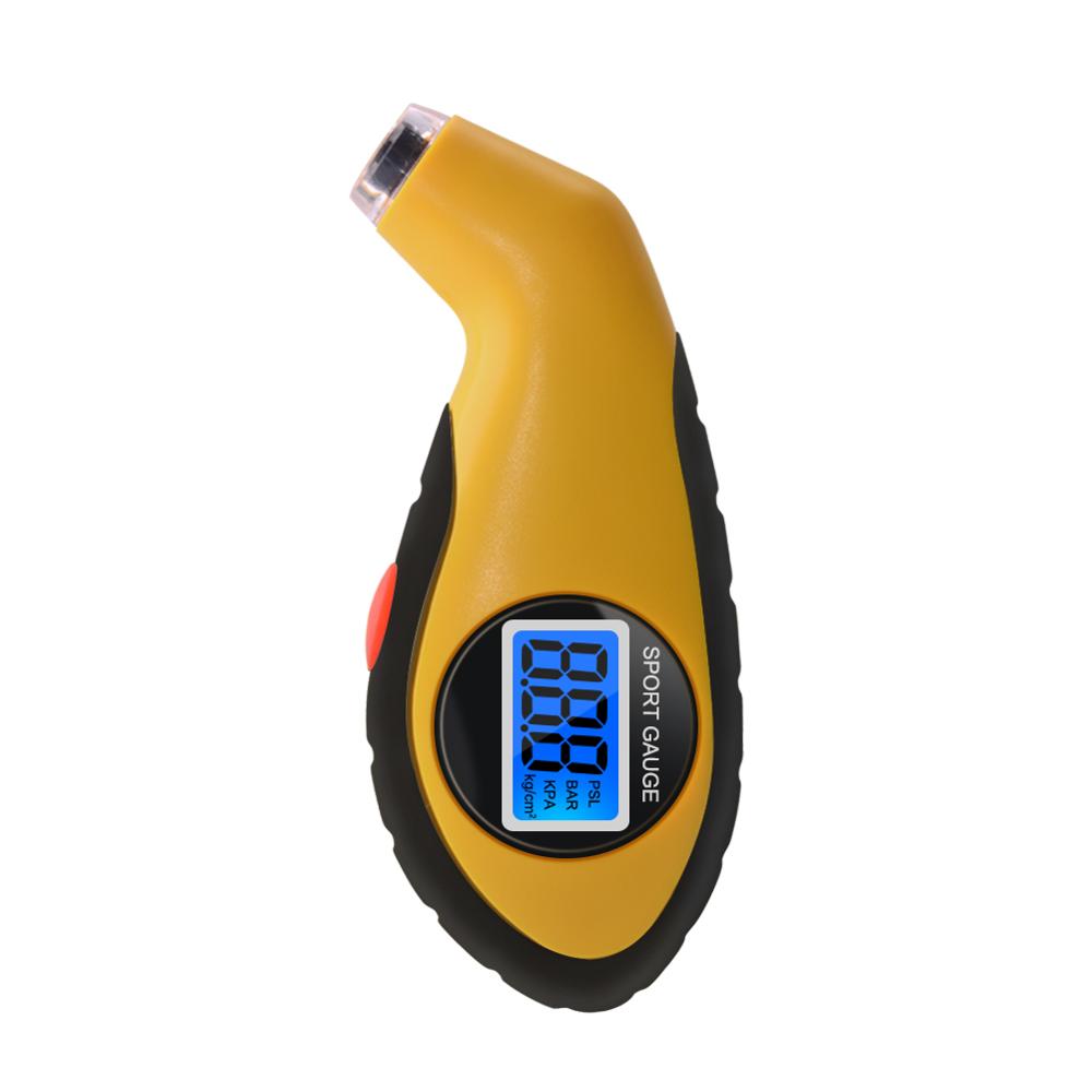 TTE35110 Tyre Air Pressure Gauge Meter Electronic Digital LCD Car Tire Barometers Tester Tool For Auto Motorcycle